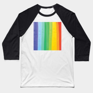 Rainbow Support Design, Artwork, Vector, Graphic Baseball T-Shirt